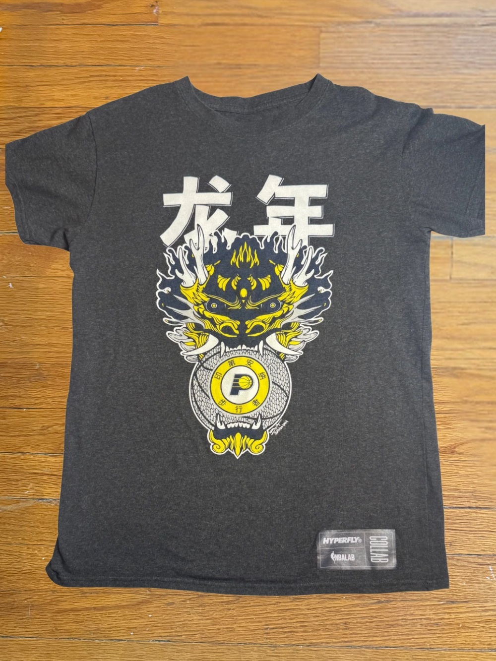 Hyperfly x NBALAB Indiana Pacers Year of the Dragon Lunar New Year T-Shirt